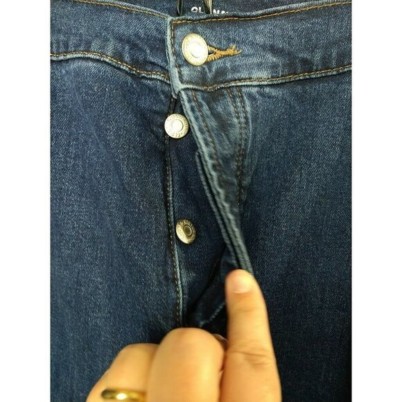 $ OLD Navy Extra High Rise Curvy Secret Slim Pocket  medium wash Jeans. Size 26 - Picture 6 of 13